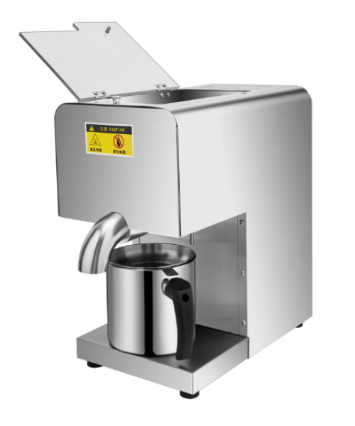 600W kitchen Home Use automatic Almond oil press machine.